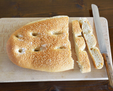 Lagana, traditional bread baked only on Clean Monday
