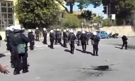 Επεισόδια σημειώθηκαν και στο Ηράκλειο μετά το τέλος της συγκέντρωσης για τα Τέμπη
