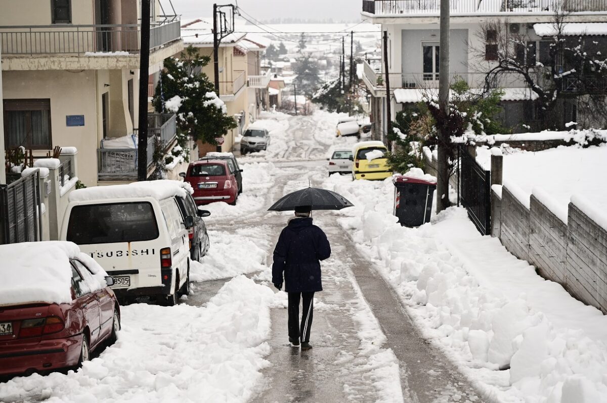 Χιονόπτωση στην Αττική