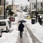 Χιονόπτωση στην Αττική