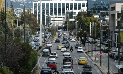 Αυξημένη κίνηση στη Λεωφόρο Κηφισίας