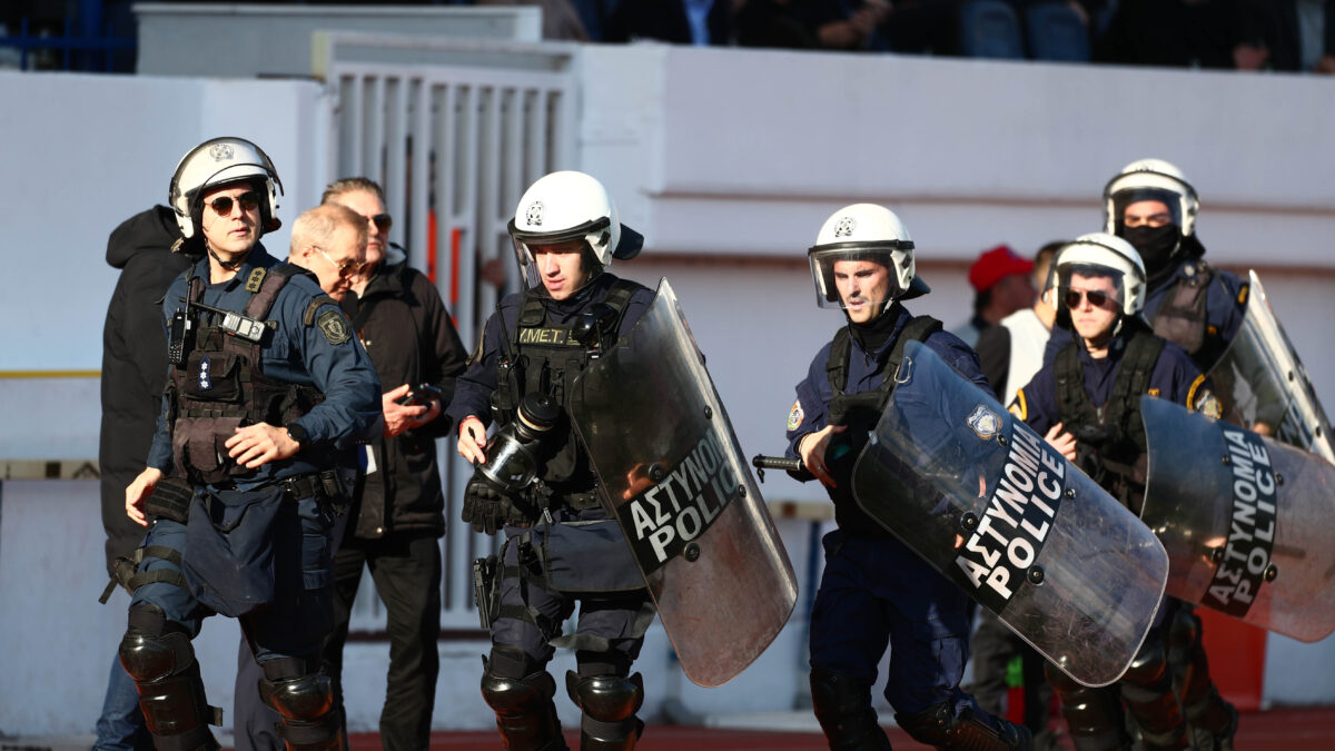 Αστυνομικές δυνάμεις σε ελληνικό γήπεδο