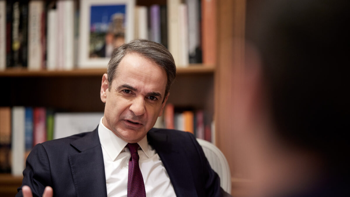Ο πρωθυπουργός Κυριάκος Μητσοτάκης