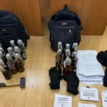 Τέμπη: Μολότοφ, γκαζάκια και εκρηκτικοί μηχανισμοί σε τσάντες προσαχθέντων στα Εξάρχεια