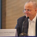 Ο πρόεδρος και Διευθύνων Σύμβουλος της Metlen Energy&Metals και πρόεδρος της Πανευρωπαϊκής Ένωσης Eurometaux Ευάγγελος Μυτιληναίος