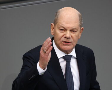 Ο Γερμανός καγκελάριος Όλαφ Σολτς