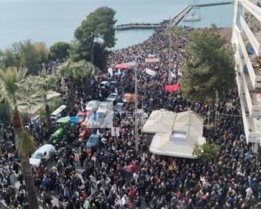 Μεγάλο το συλλαλητήριο για τα Τέμπη και στον Βόλο