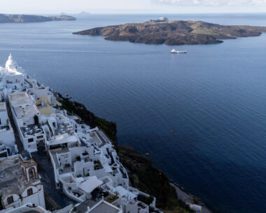 Όψη της Σαντορίνης από ψηλά