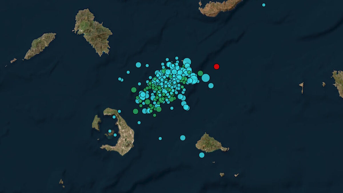 Η σεισμική δραστηριότητα την τελευταία εβδομάδα