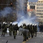 Επεισόδια μετά το συλλαλητήριο για τα Τέμπη