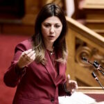 Η υπουργός Κοινωνικής Συνοχής και Οικογένειας, Σοφία Ζαχαράκη