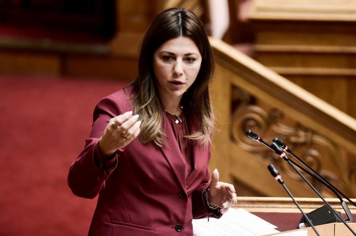 Η υπουργός Κοινωνικής Συνοχής και Οικογένειας, Σοφία Ζαχαράκη