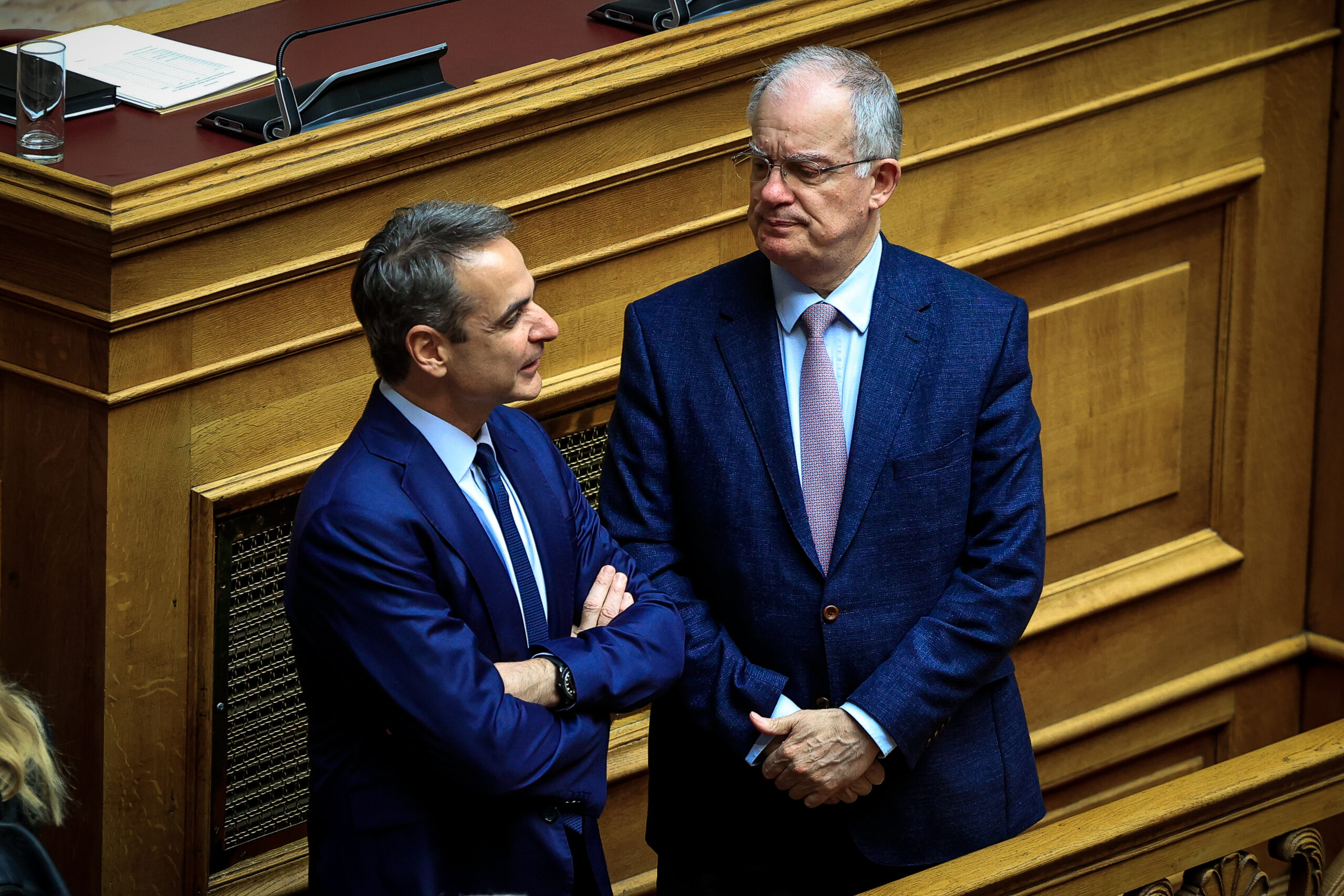 Κυριάκος Μητσοτάκης και Κωνσταντίνος Τασούλας