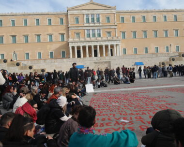 Συλλαλητήριο στην πλατεία Συντάγματος για την τραγωδία των Τεμπών