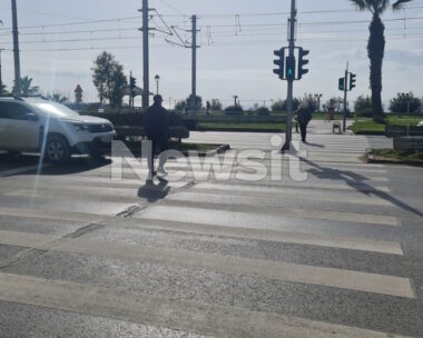 Το σημείο που έγινε η παράσυρση της ηλικιωμένης