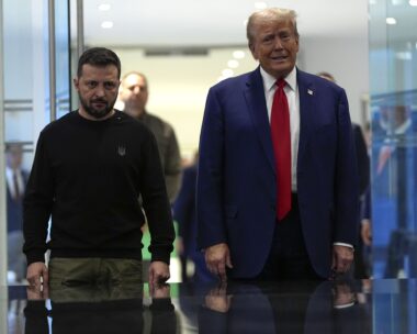 Βολοντίμιρ Ζελένσκι και Ντόναλντ Τραμπ