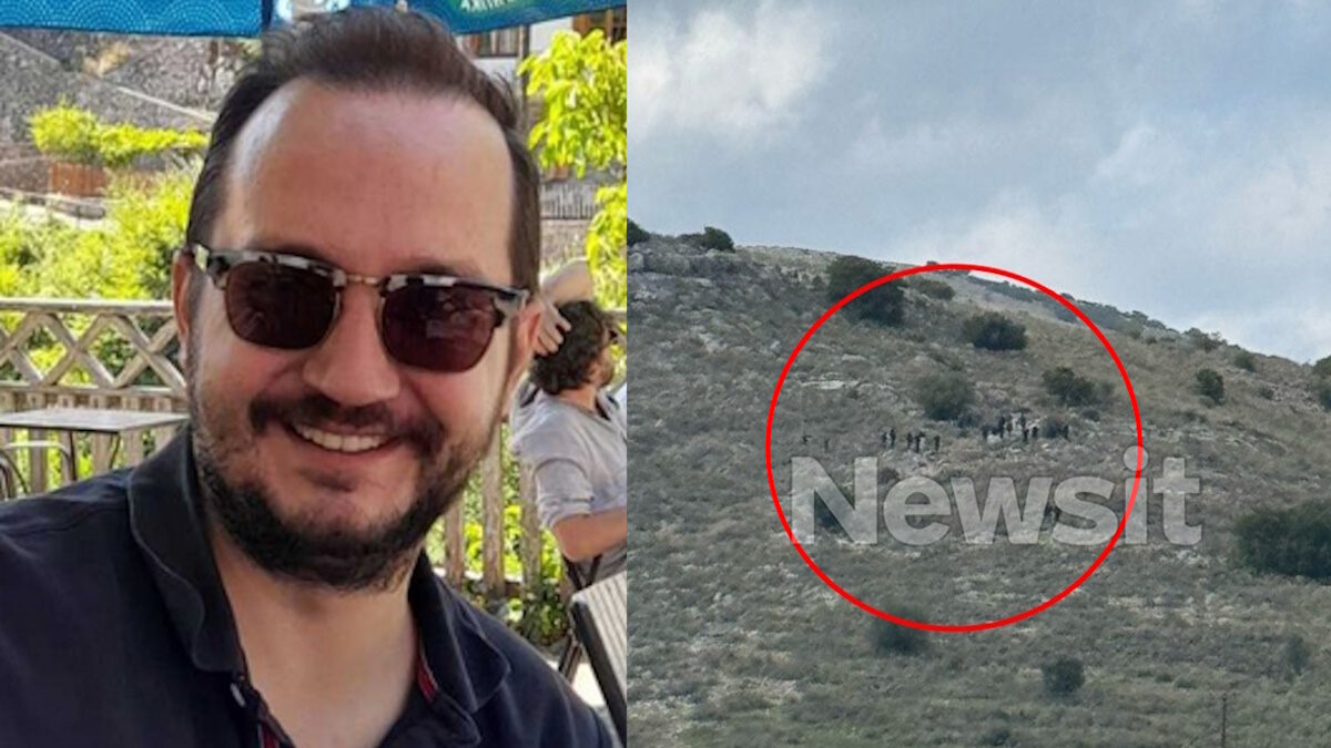 Ο Βασίλης Καλογήρου και το σημείο όπου εντοπίστηκε η σορός του