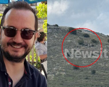 Ο Βασίλης Καλογήρου και το σημείο όπου εντοπίστηκε η σορός του