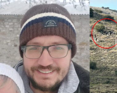 Το σημείο όπου βρέθηκε η σορός του Βασίλη Καλογήρου στον Τύρναβο