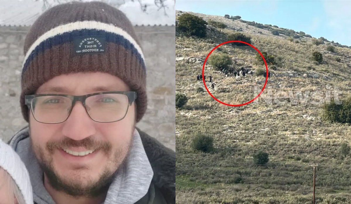Το σημείο που βρέθηκε η σορός του Βασίλη Καλογήρου