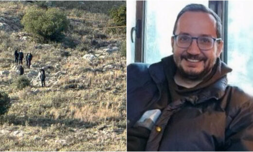 Ο Βασίλης Καλογήρου και το σημείο που βρέθηκε η σορός του στον Τύρναβο