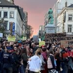 Μαζικές συγκεντρώσεις για τα Τέμπη και στο Βέλγιο