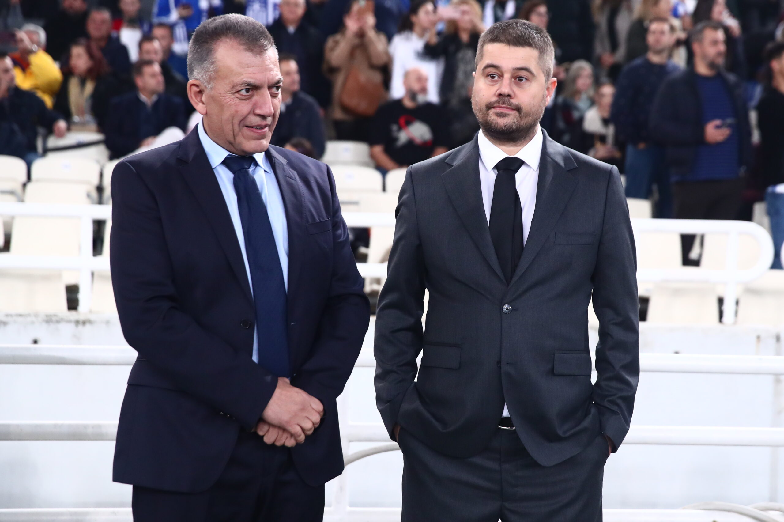 Γιάννης Βρούτσης και Μάκης Γκαγκάτσης στο ΟΑΚΑ