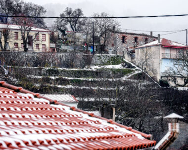Χιόνια στη Λέσβο