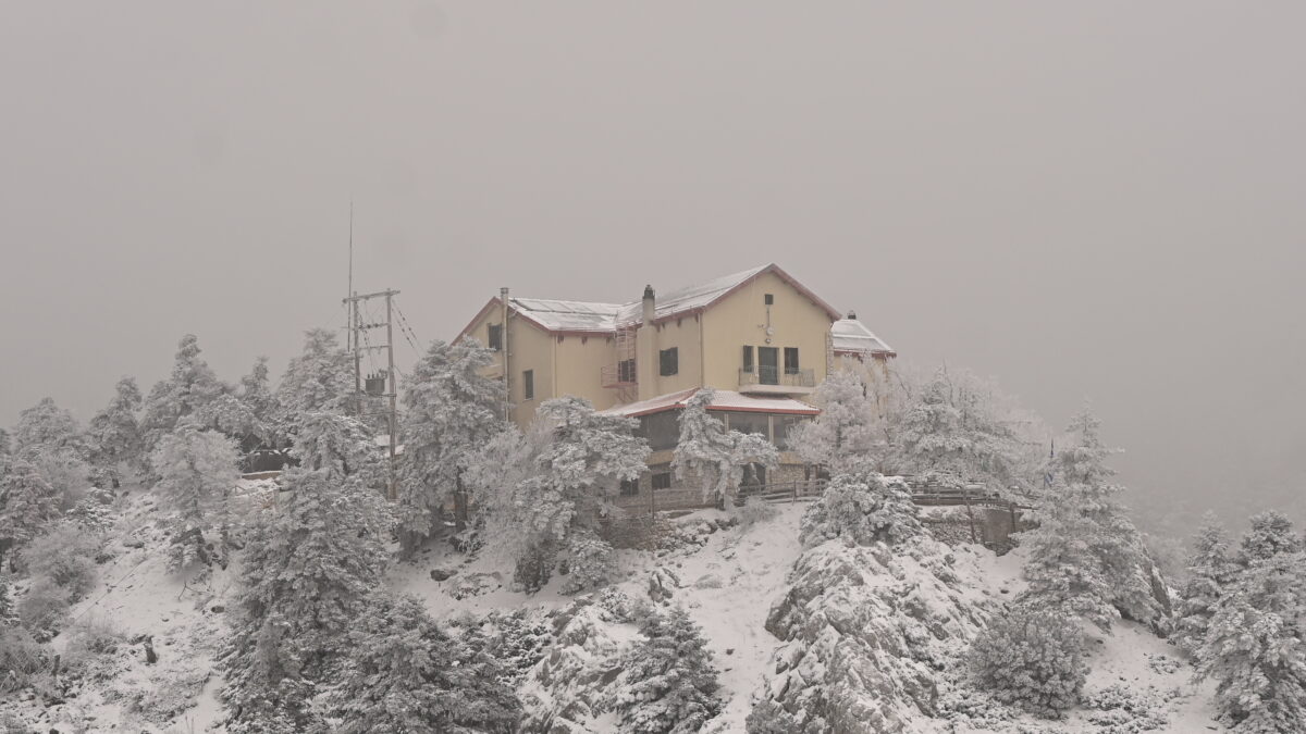 Χιόνια στην Πάρνηθα