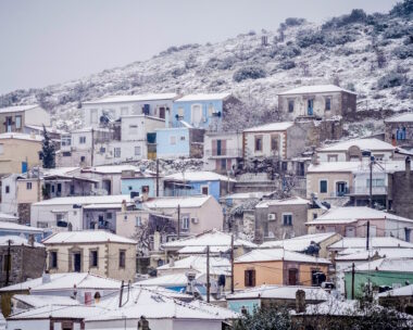 Χιόνια στη Λέσβο