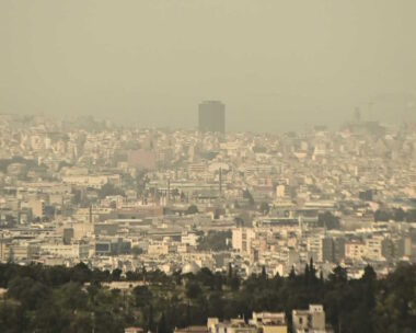 Η αφρικανική σκόνη πάνω από την Αθήνα
