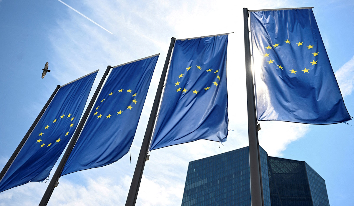 european union flags