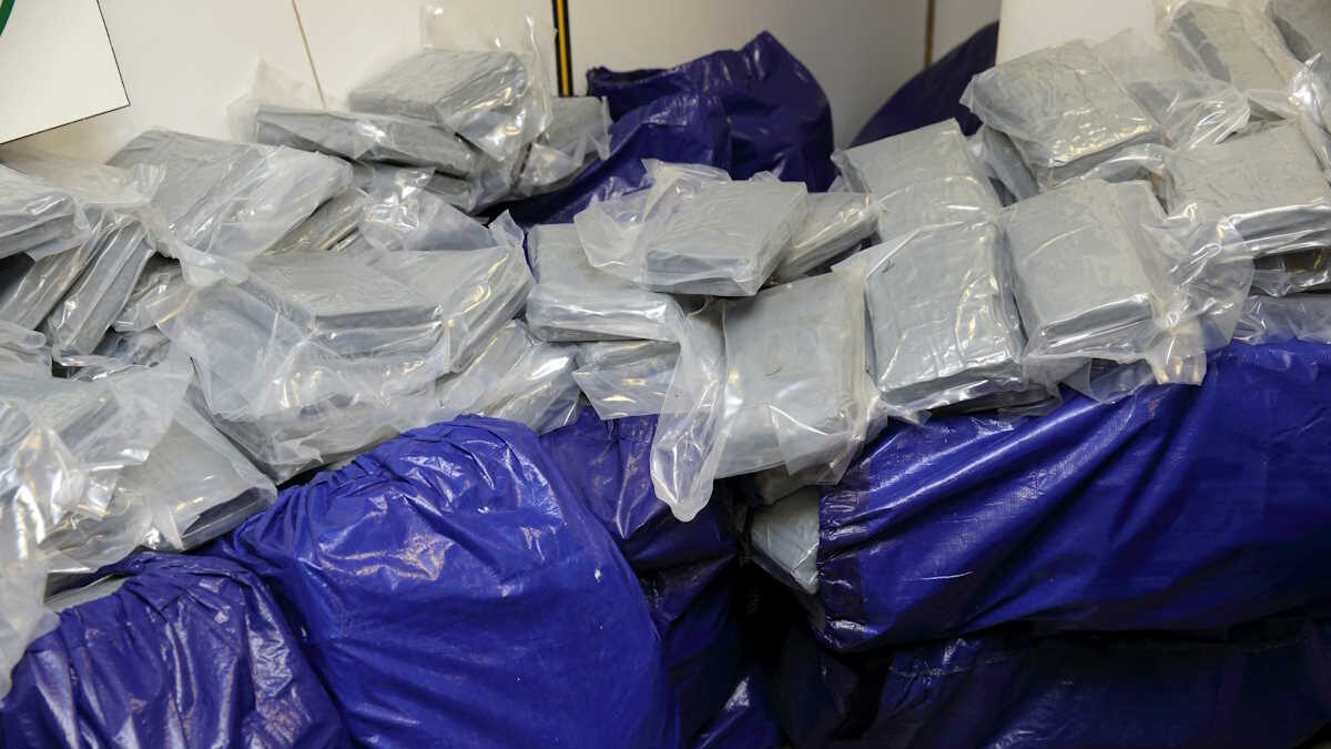 Ποσότητες κοκαΐνης που κατασχέθηκαν στο γαλλικό λιμάνι της Χάβρης