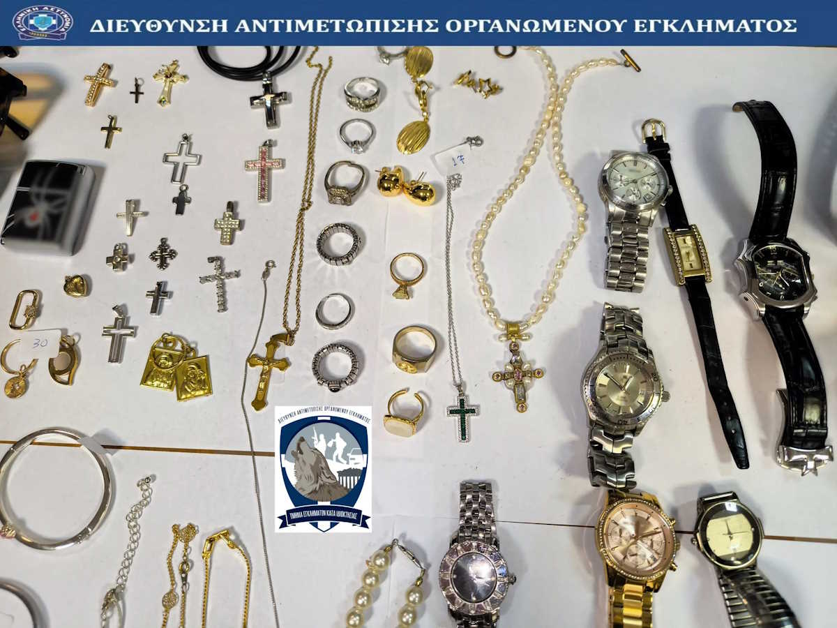 Ευρήματα από τη δράση των Γεωργιανών διαρρηκτών