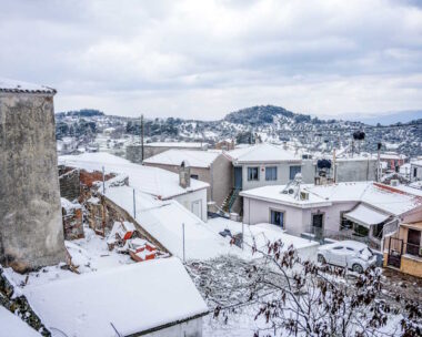 Χιόνια στη Λέσβο