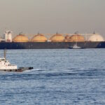 Ένα δεξαμενόπλοιο LNG