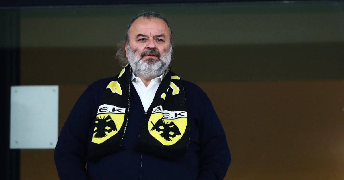 Condolences from PAE AEK and Mario Iliopoulos to the Angelopoulos brothers on the death of their mother