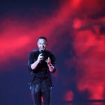 Ο νικητής του διαγωνισμού τραγουδιού της Eurovision 2015, Mans Zelmerlow από τη Σουηδία