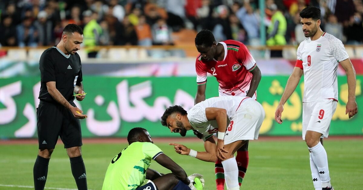 International goalkeeper is accused of appearing in video to set up a match in Kenya