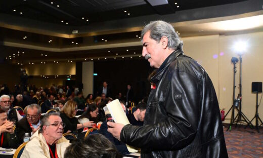 Ο Παύλος Πολάκης στη συνεδρίαση της Κεντρικής Επιτροπής του ΣΥΡΙΖΑ το Σάββατο 29 Μαρτίου 2025