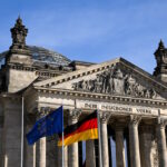 The Reichstag building in Berlin