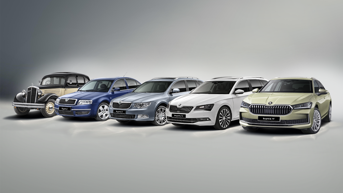 Skoda Superb generations