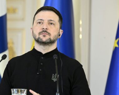 Ο Ουκρανός πρόεδρος, Βολοντιμίρ Ζελένσκι