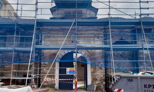 Εργασίες αποκατάστασης σε εξέλιξη στο Τέμενος Χαμζά Μπέη - Αλκαζάρ