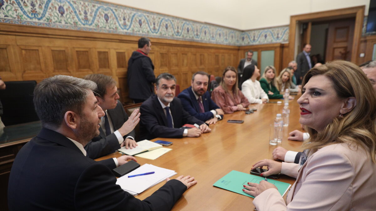 Νίκος Ανδρουλάκης και Ευαγγελία Λιακούλη
