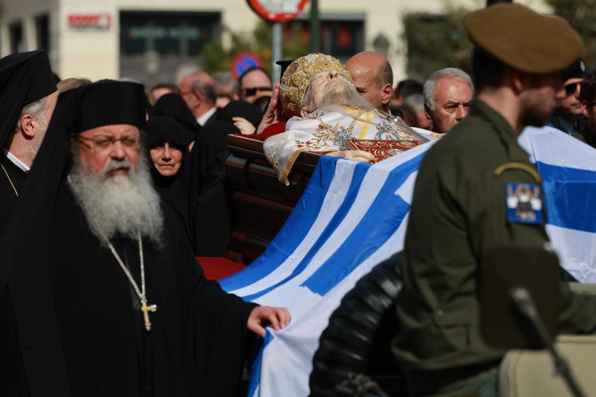 Η κηδεία του Μητροπολίτη πρώην Θεσσαλονίκης Άνθιμου