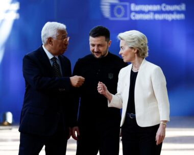 Αντόνιο Κόστα, Βολοντίμιρ Ζελένσκι, Ούρσουλα φον ντερ Λάιεν