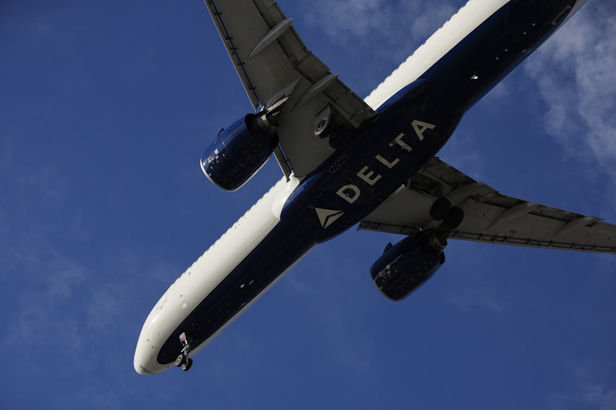 Ένα Aibus της Delta Airlines