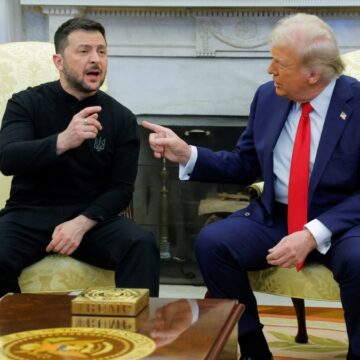 Βολοντίμιρ Ζελένσκι και Ντόναλντ Τραμπ