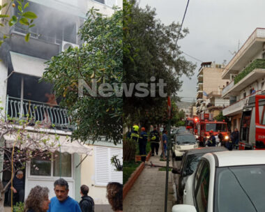 Φωτιά σε διαμέρισμα στην Αγία Βαρβάρα